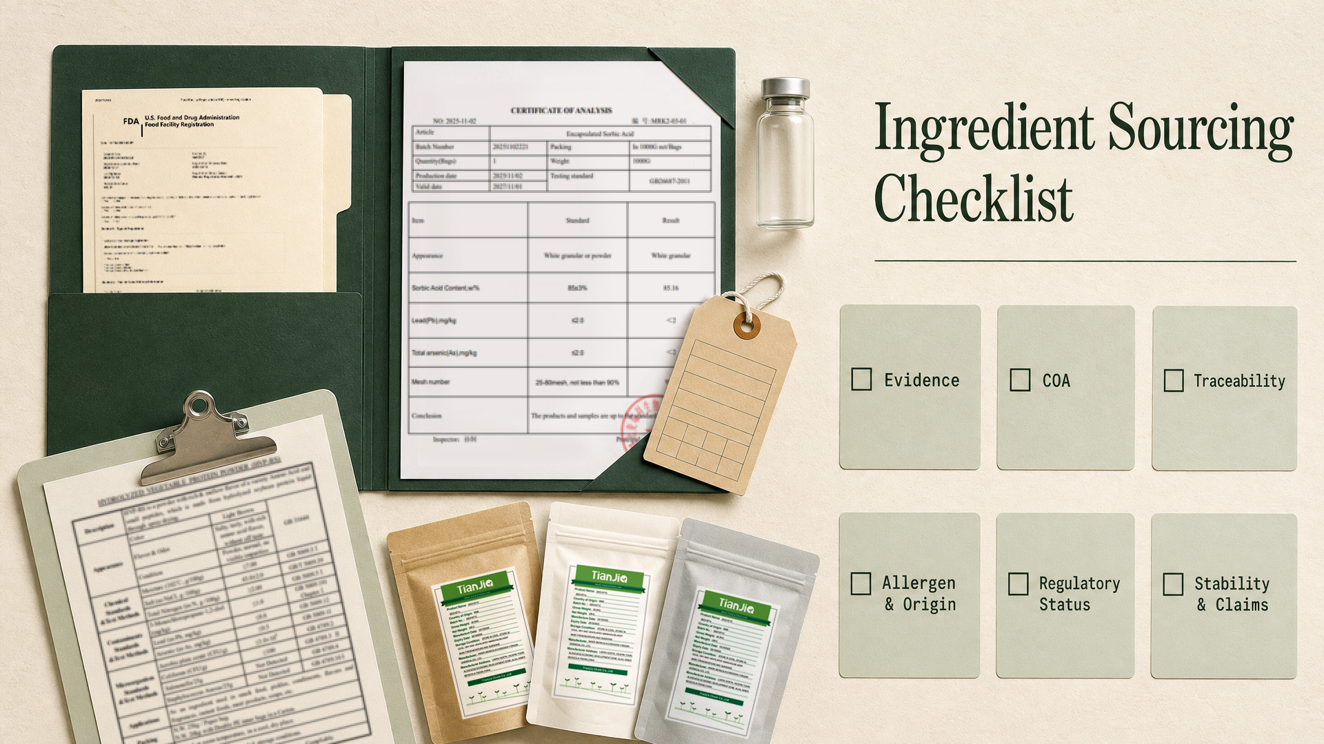 nutritional ingredients purchasing